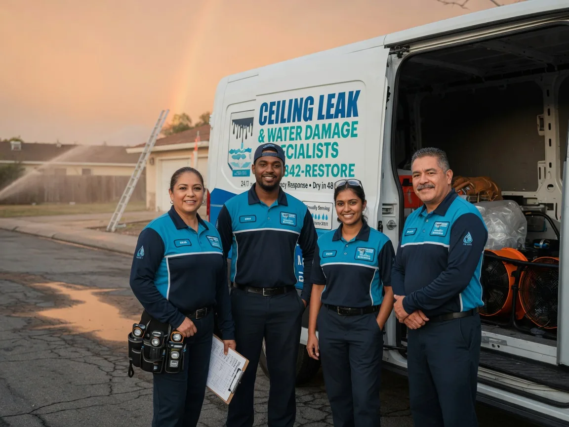 Ceiling Leak Cleanup company in Springerton, IL
