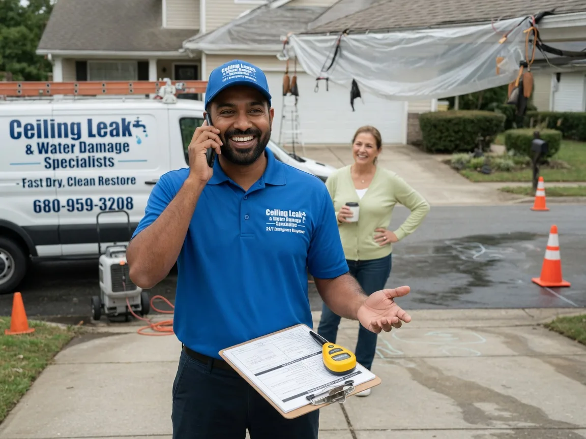 Ceiling Leak Cleanup Springerton, IL FAQs